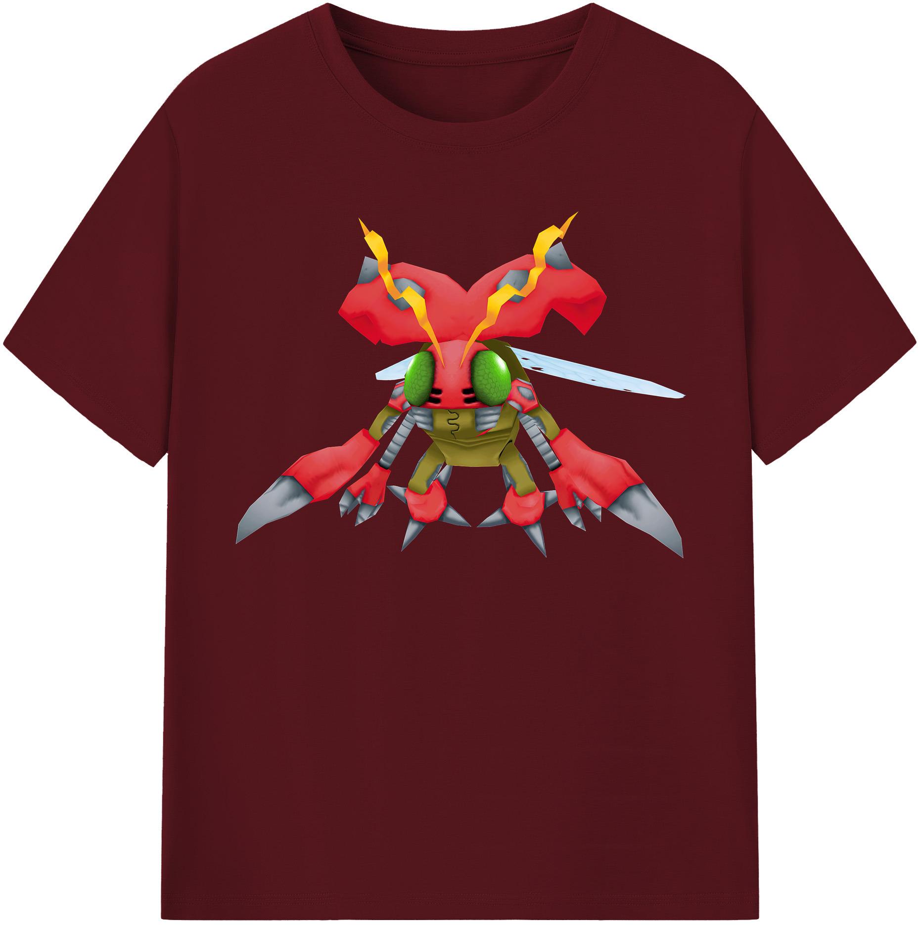 （画像用） Digimon デジタルモンスター/デジモン 綿100％半袖Tシャツ（フロントプリント）